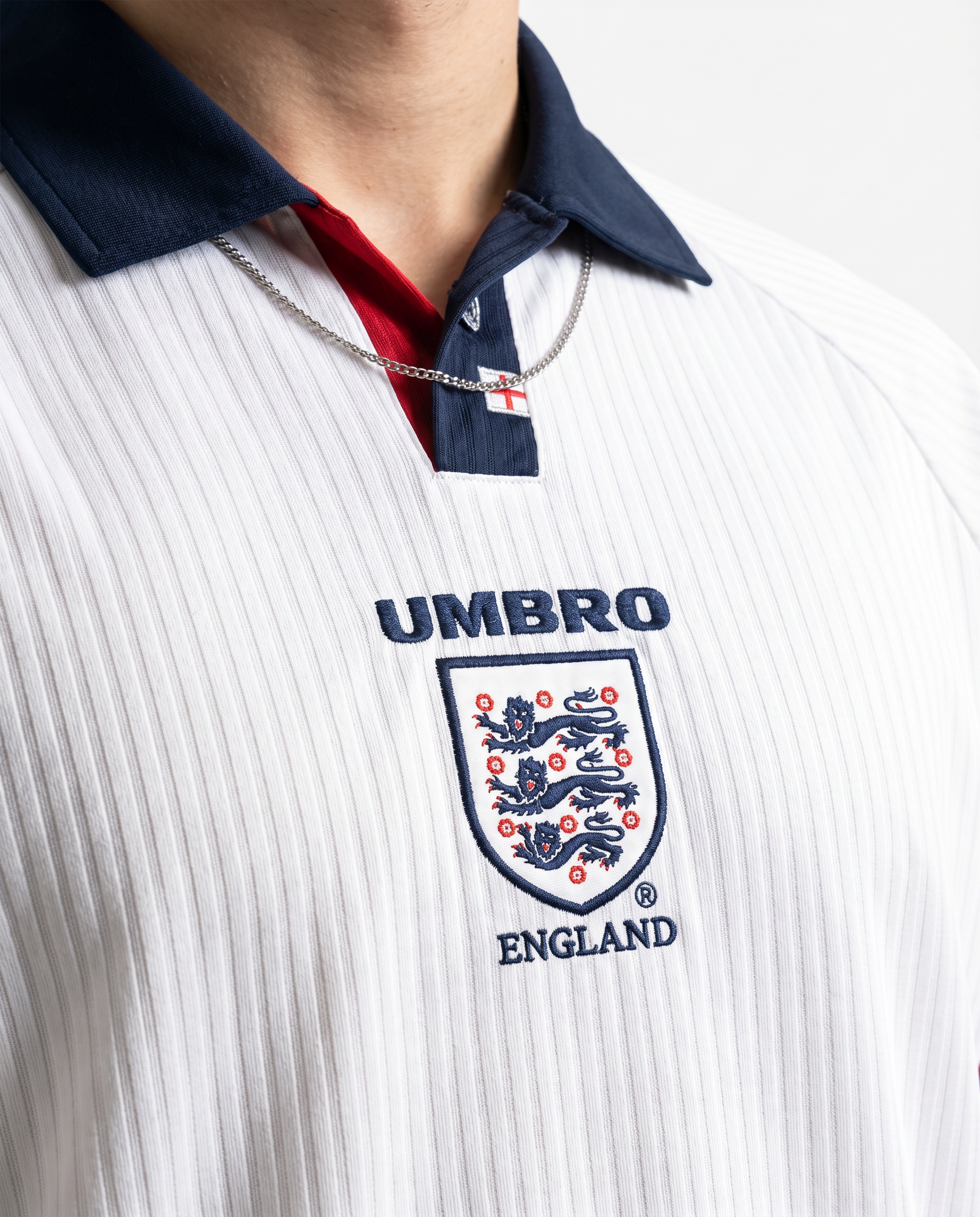 England 1998 Home Retro — The France 98 Classic in White - Gallery 5