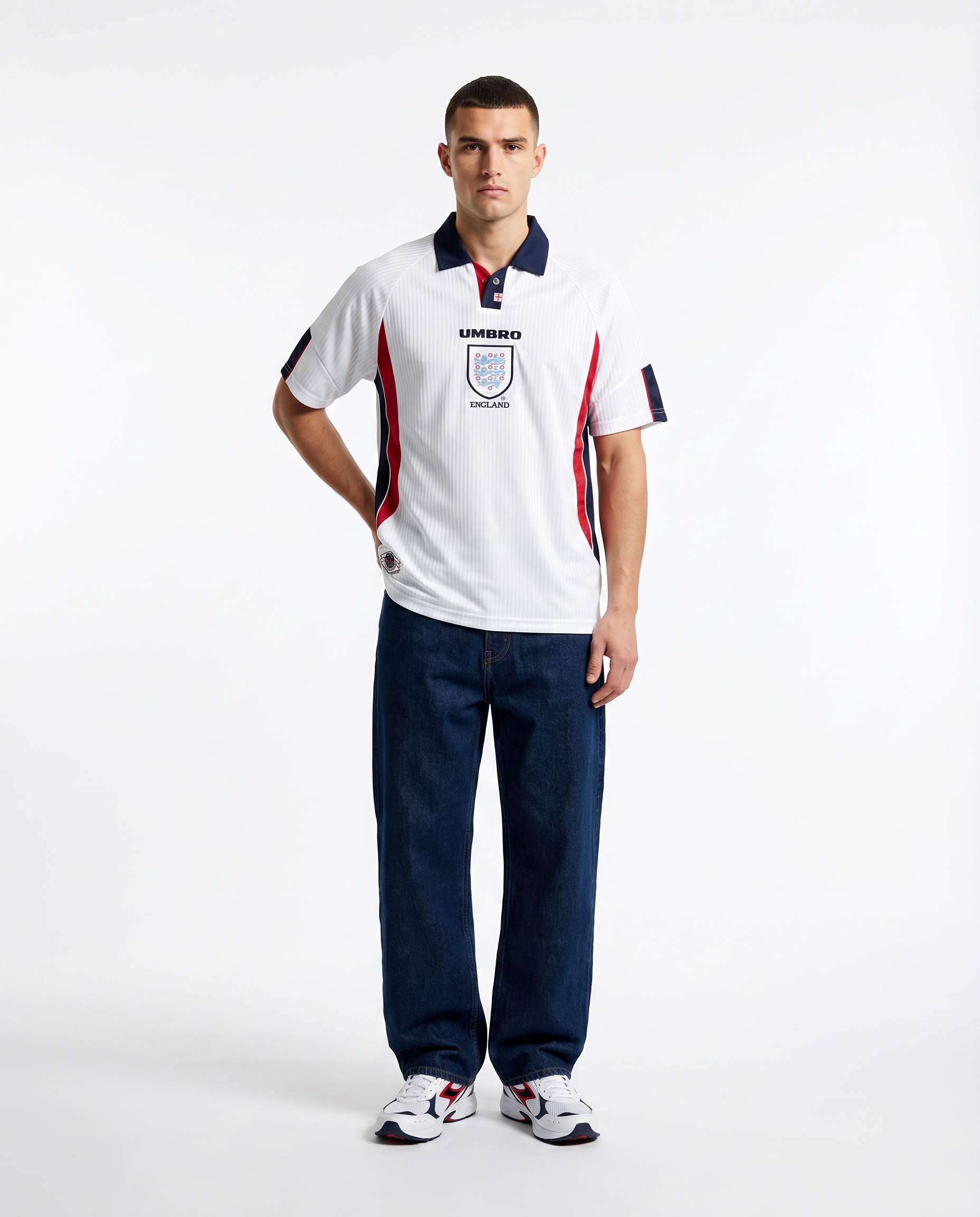 England 1998 Home Retro — The France 98 Classic in White - Gallery 10