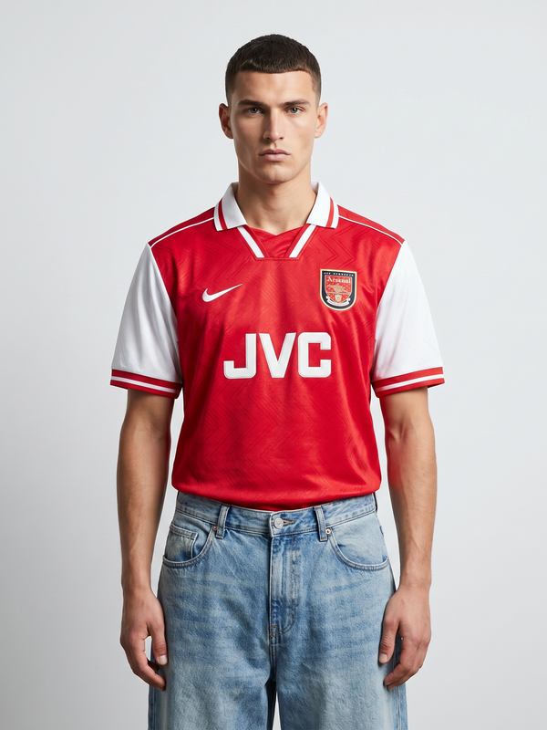 Arsenal 96/97 Home Retro — The Double Dream in Red & White