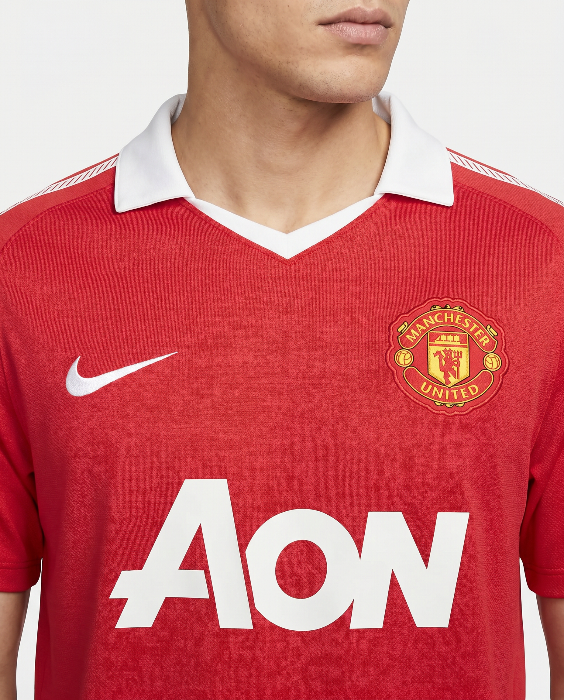 Manchester United 2010/11 Home Retro Jersey — Red Army Champions - Gallery 3