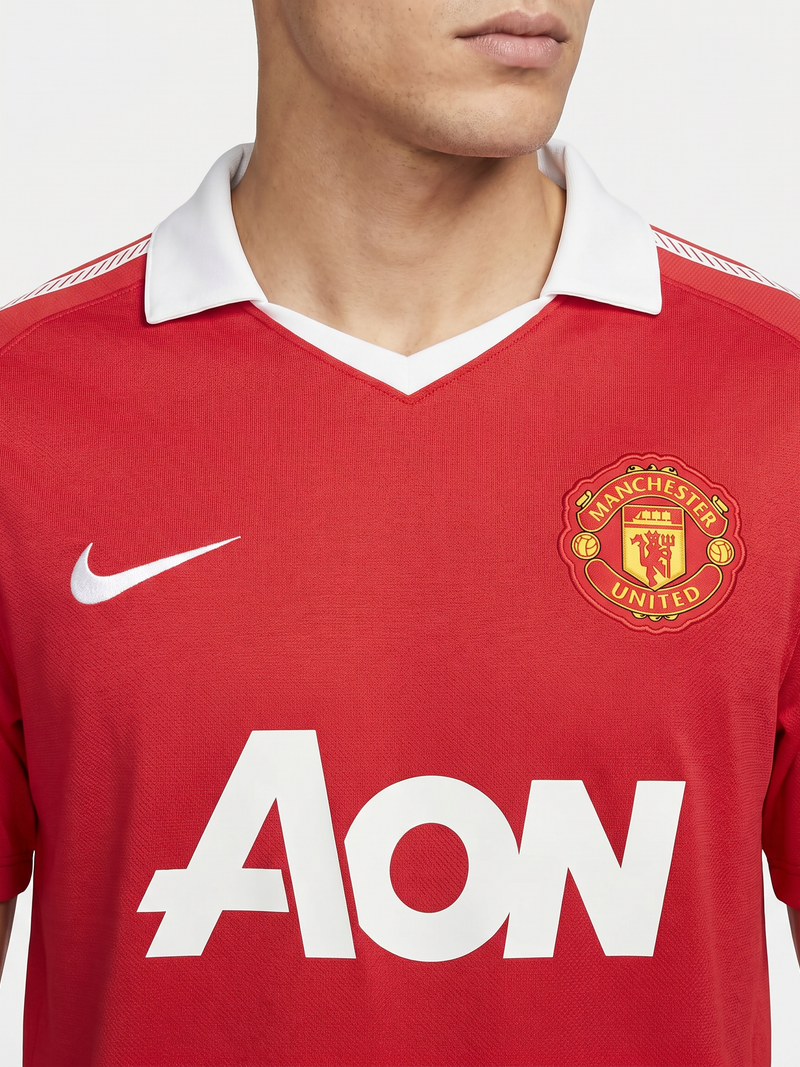 Manchester United 2010/11 Home Retro Jersey — Red Army Champions - Image 3