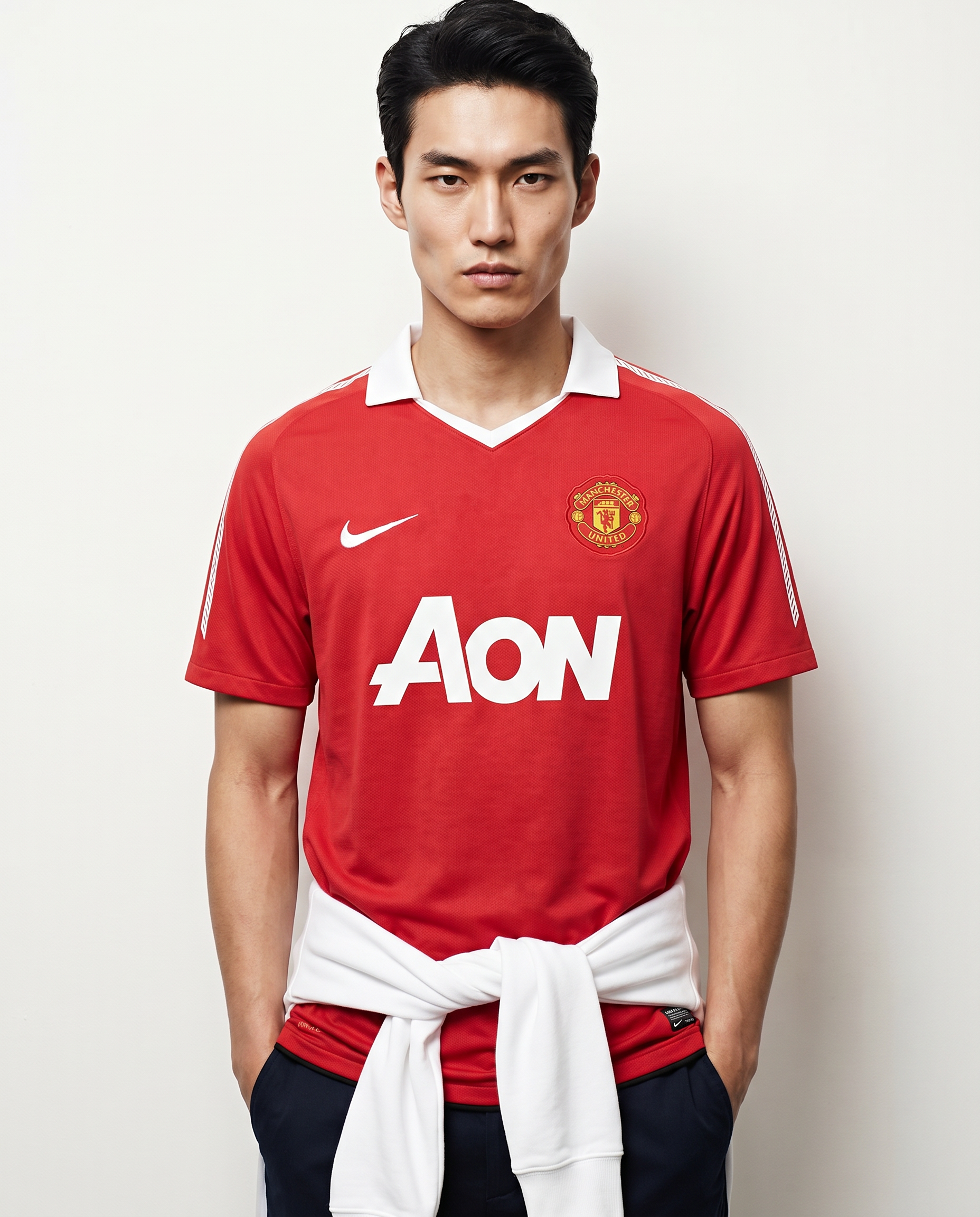 Manchester United 2010/11 Home Retro Jersey — Red Army Champions - Gallery 1