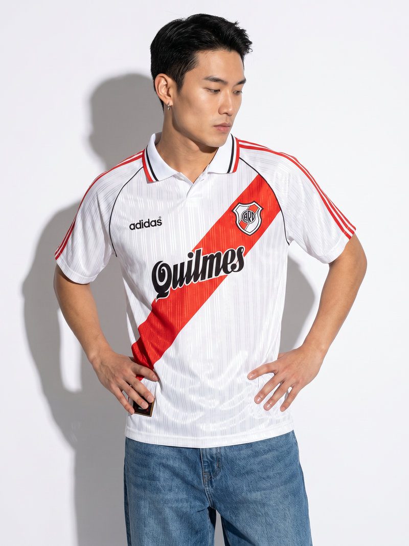 River Plate 95/96 Home Retro — La Banda 90s Classic - Image 3
