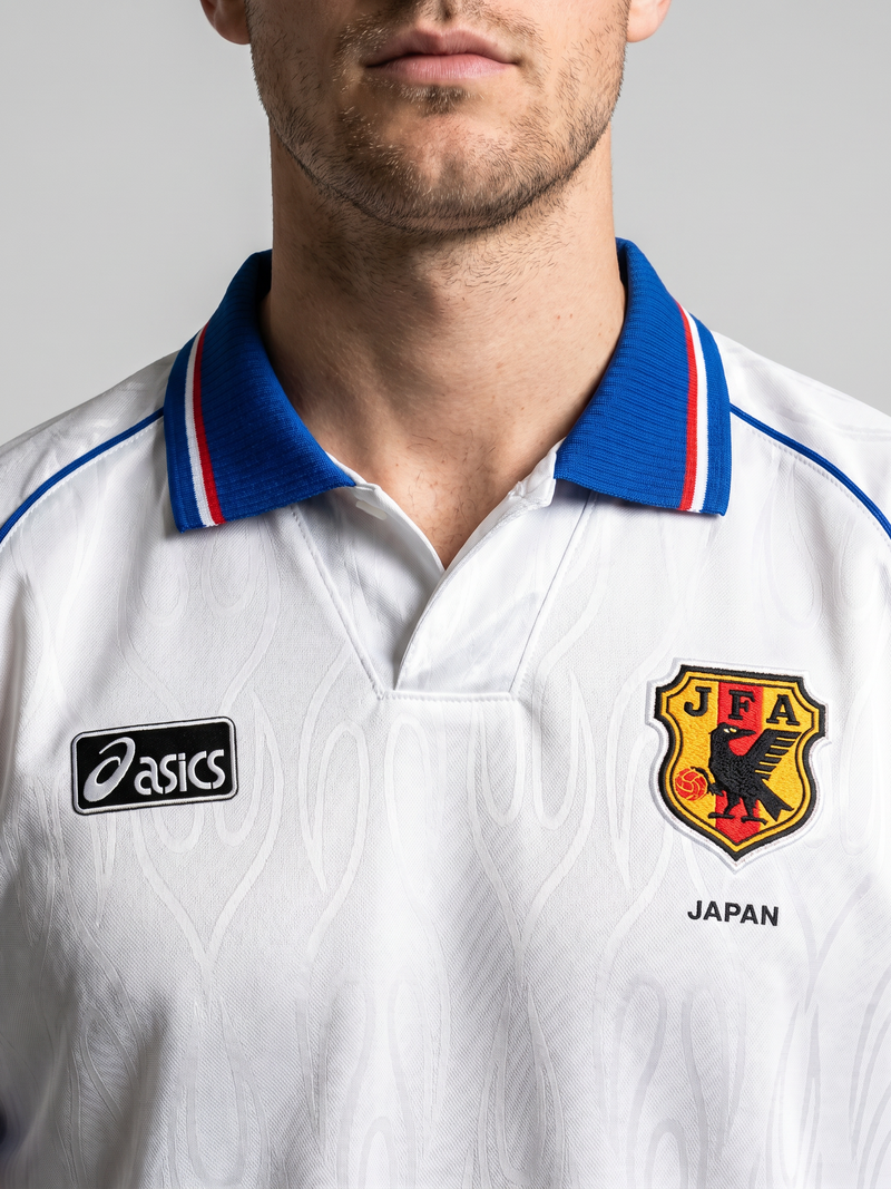Japan 1998 Away Retro — Iconic Flame Kit WC France - Image 2