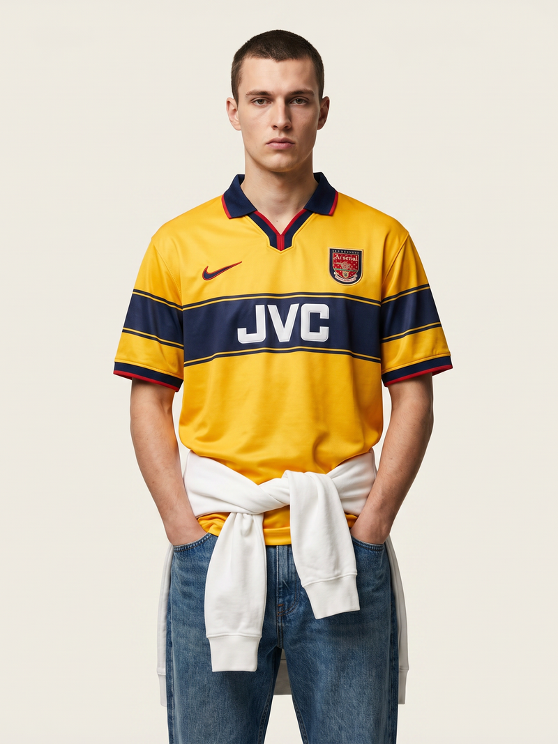 Arsenal 97/99 Away Retro — The Gunners' Golden Era Away Kit - Image 2