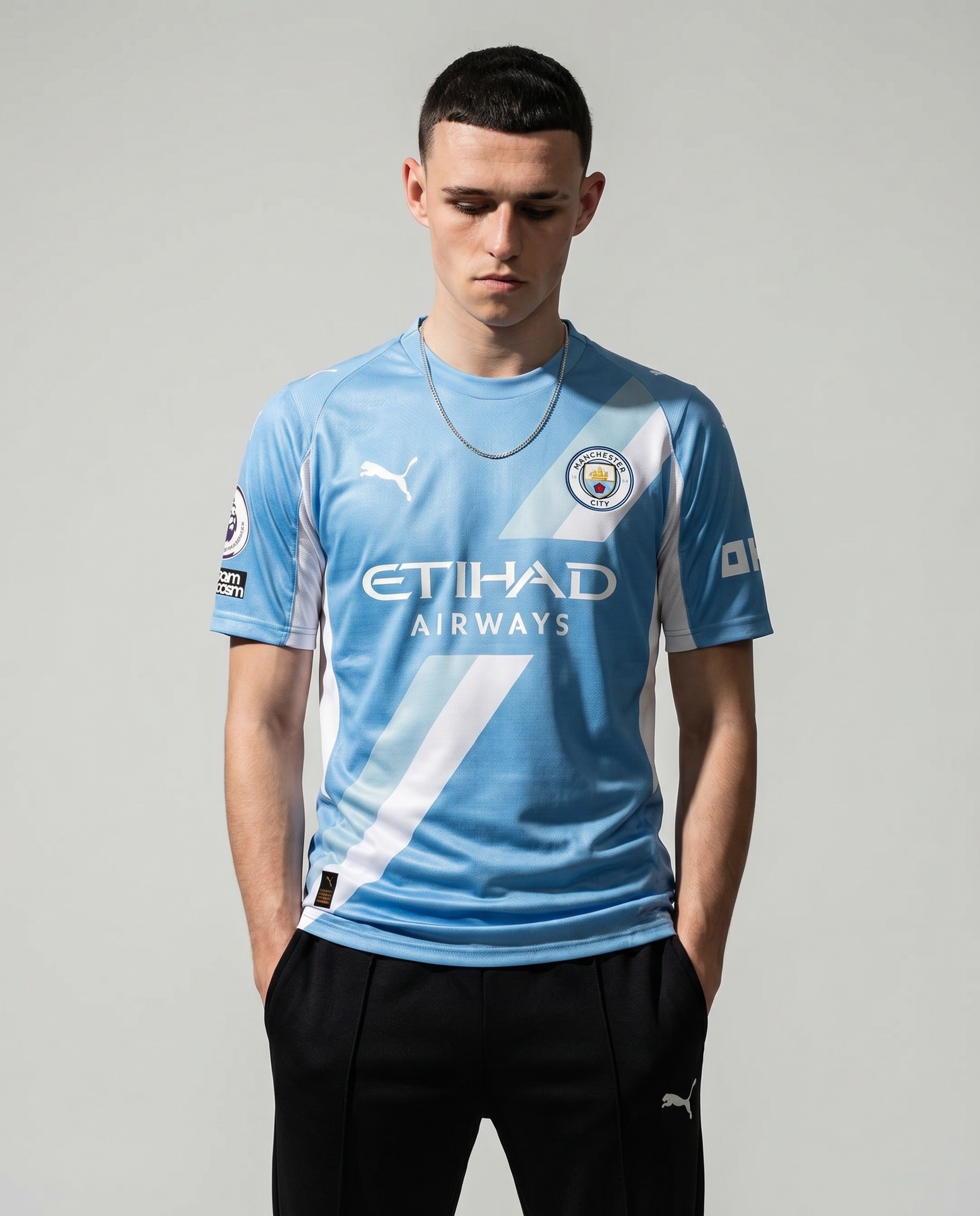 Manchester City 25/26 Home Jersey — The Etihad Sky Blues - Gallery 3