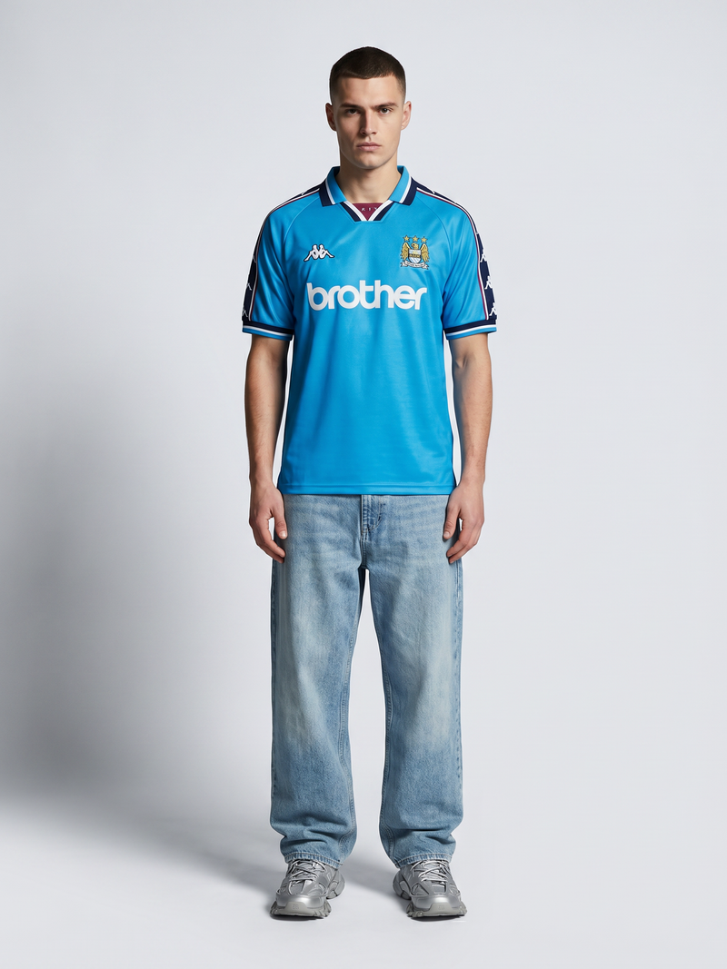 Manchester City 97/98 Home Retro — The Sky Blue Legend - Image 2