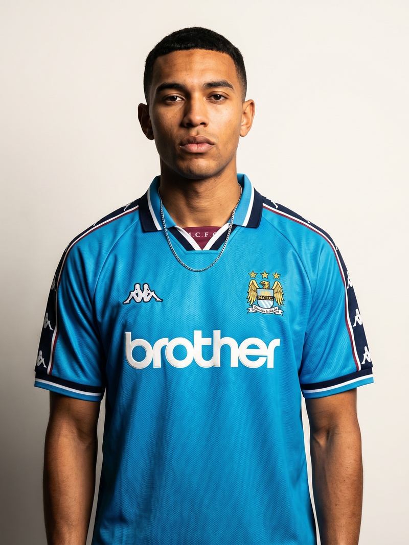 Manchester City 97/98 Home Retro — The Sky Blue Legend - Image 1