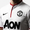 Manchester United 2013/14 Away Retro Jersey — White Devils