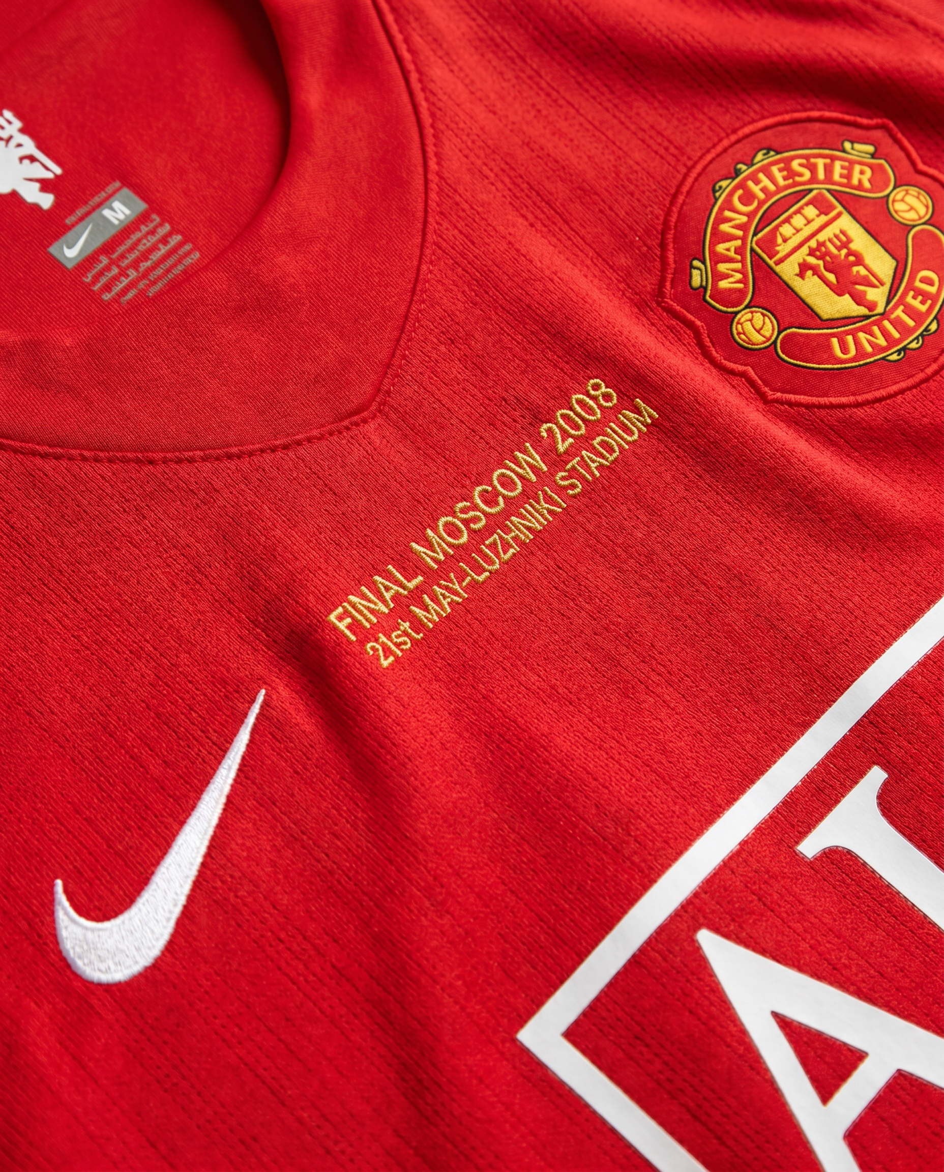 Manchester United 2007/08 Home Retro Jersey - Moscow Final - Gallery 2