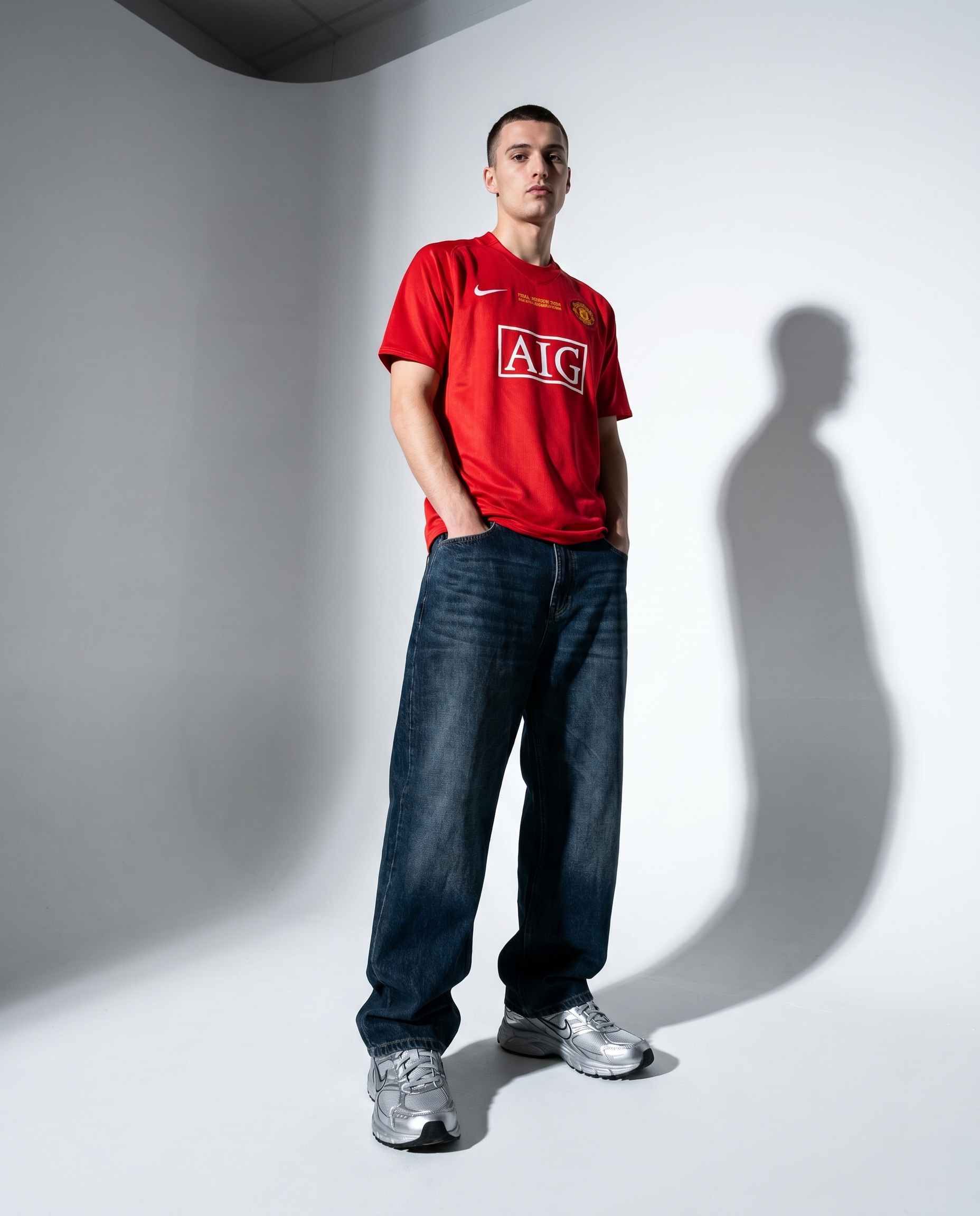 Manchester United 2007/08 Home Retro Jersey - Moscow Final - Gallery 3