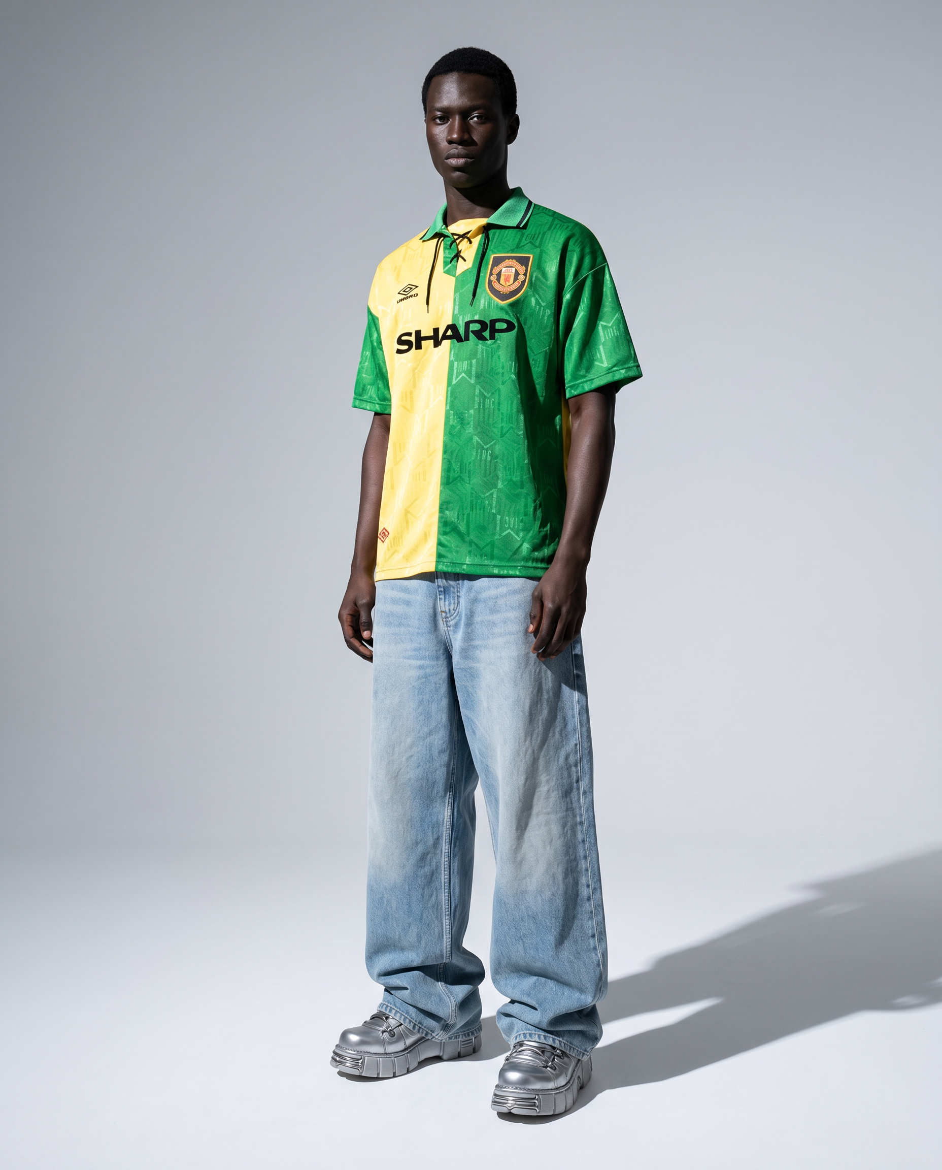 Manchester United 1992/94 Third Retro Jersey - Newton Heath - Gallery 2