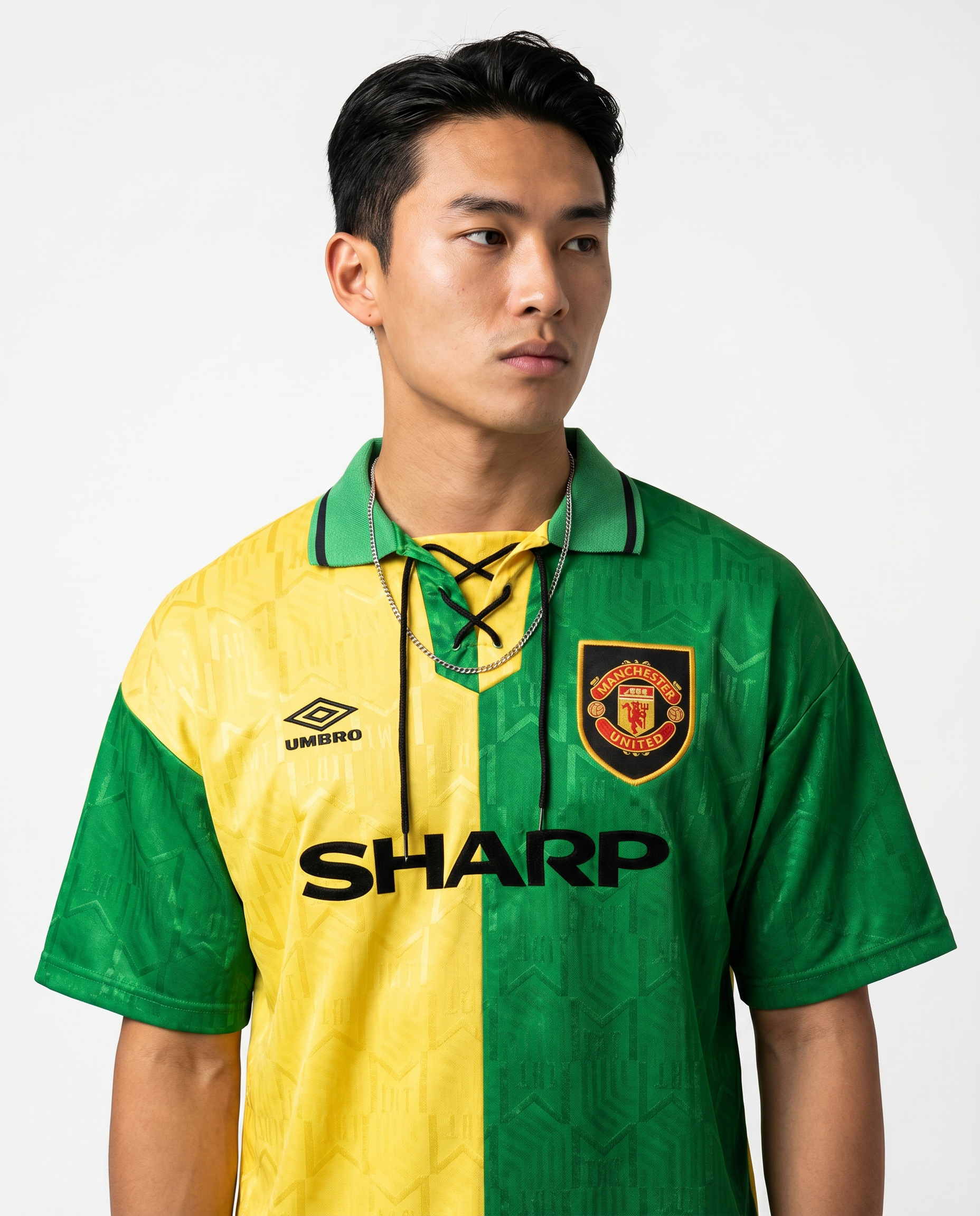 Manchester United 1992/94 Third Retro Jersey - Newton Heath - Gallery 1