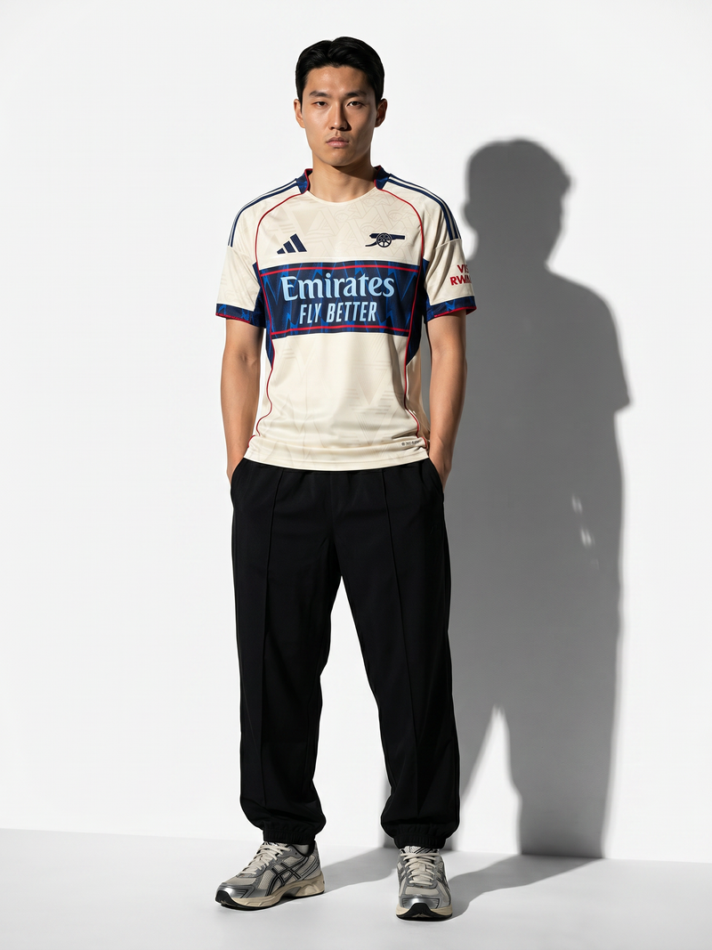 Arsenal Away Kit 25/26 - White Marble Edition - Image 3