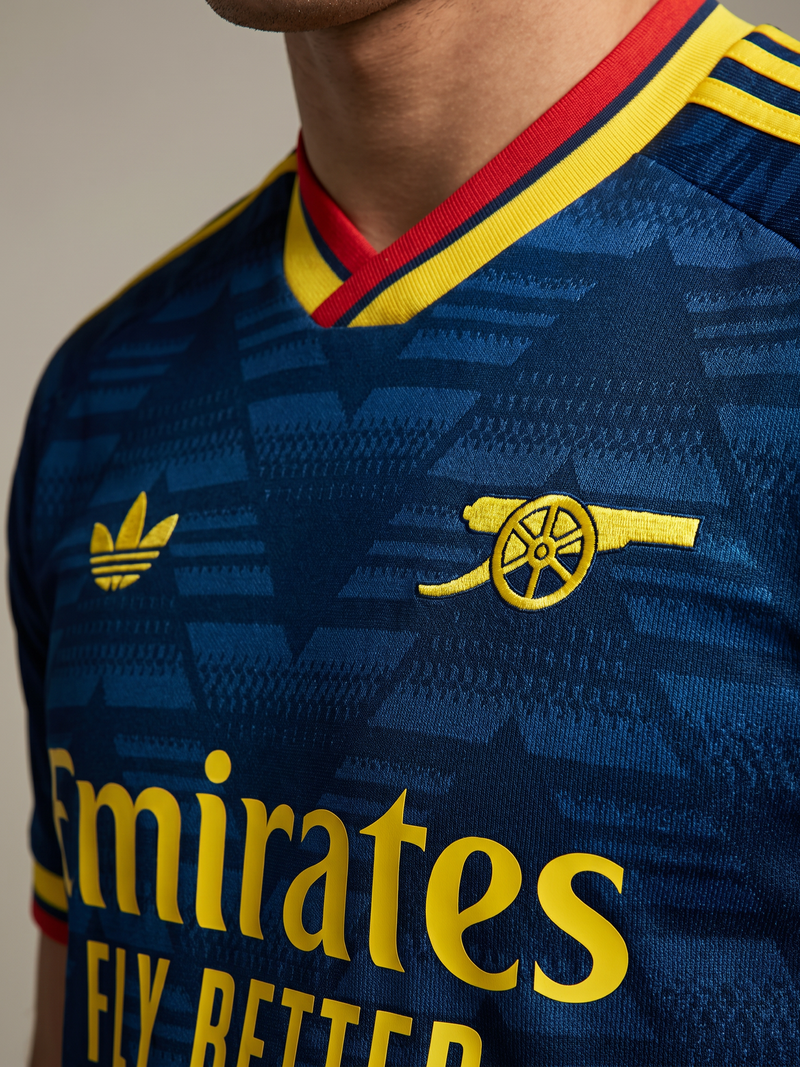 Arsenal Third Kit 25/26 - Navy & Gold Player Version - Image 2