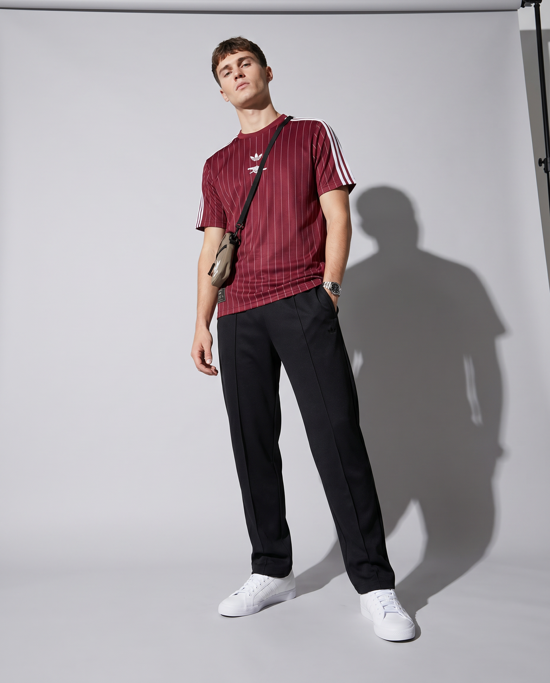 Arsenal Originals Pinstripe Shirt - Burgundy Heritage - Gallery 4
