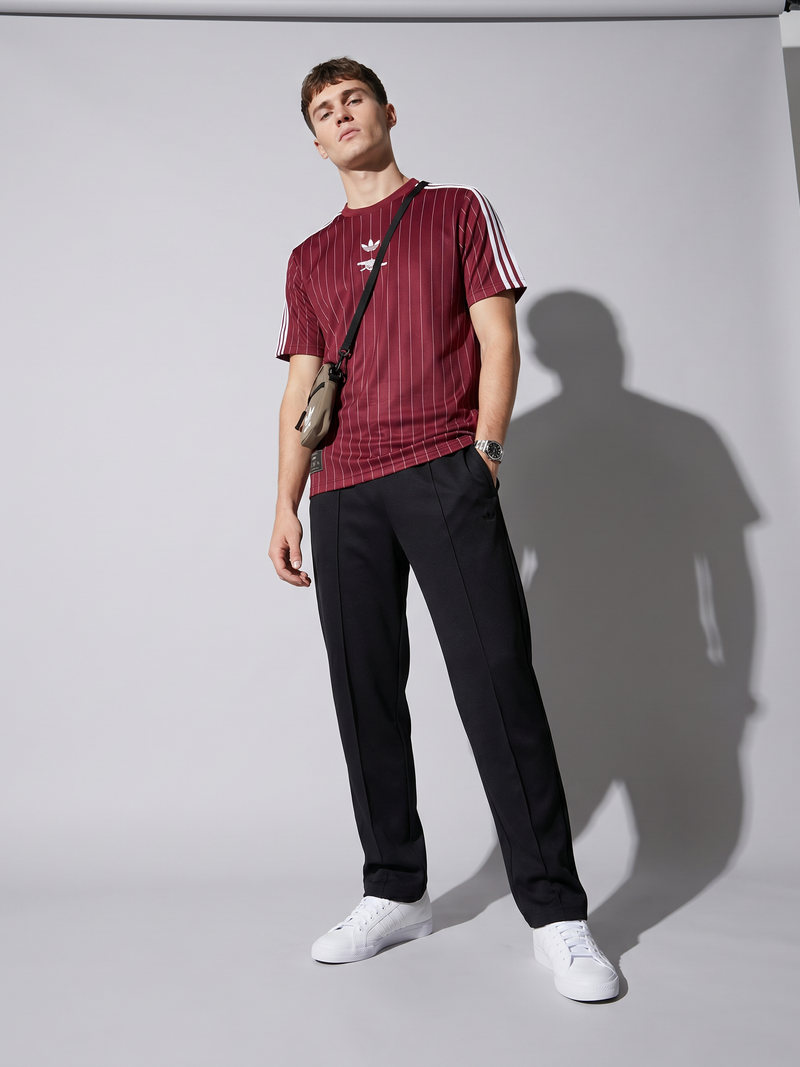 Arsenal Originals Pinstripe Shirt - Burgundy Heritage - Image 4