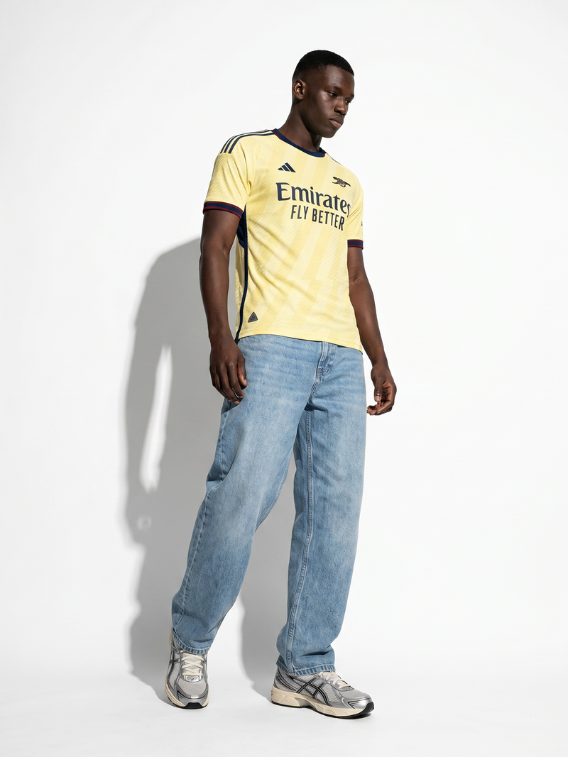 Arsenal Away Kit 24/25 - Gold & Bordeaux Player Version - Image 1
