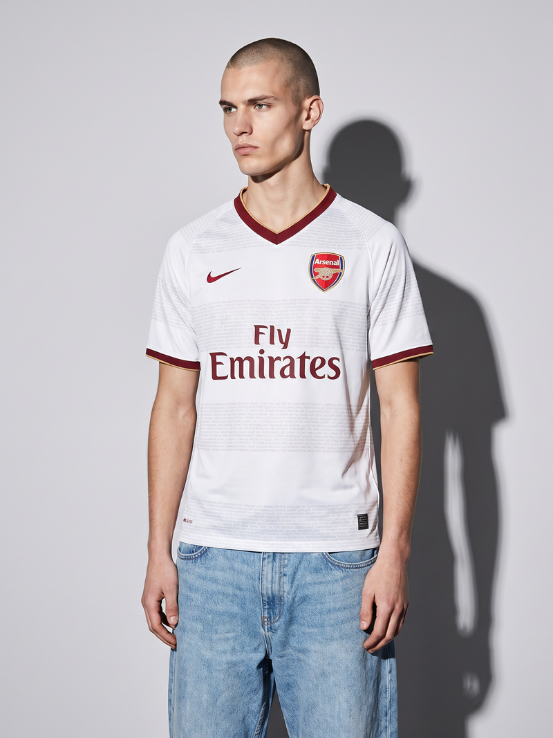 Arsenal Retro Away Shirt 07/08 - White Emirates Era - Image 1