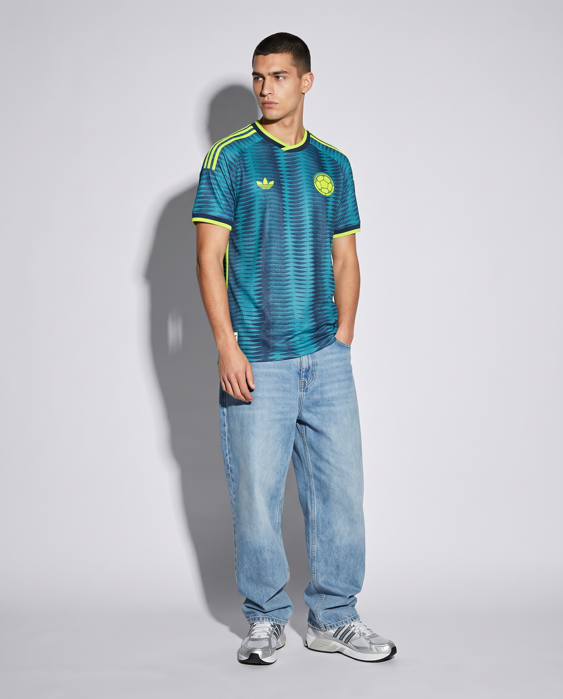 Colombia Retro Classic Away Jersey — The Cafetero Wave - Gallery 1