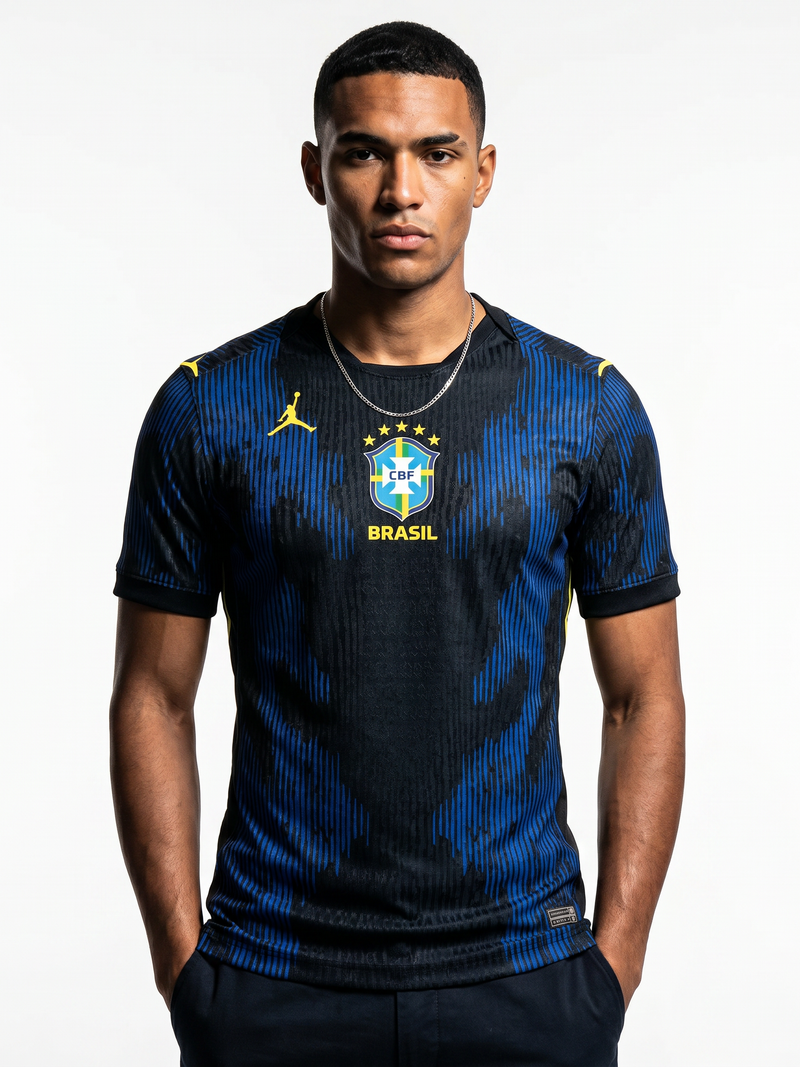 Brazil 25/26 Away Jersey — Midnight In Rio - Image 1