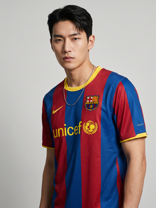 Barcelona 10/11 Home Retro — The Greatest Club Team Ever Assembled