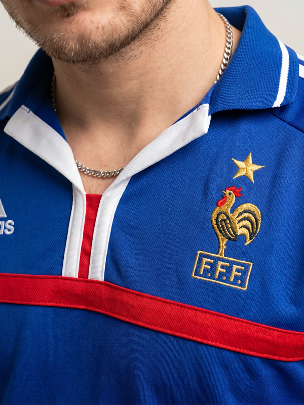 France 2000 Home Retro — Euro Champions in Royal Blue
