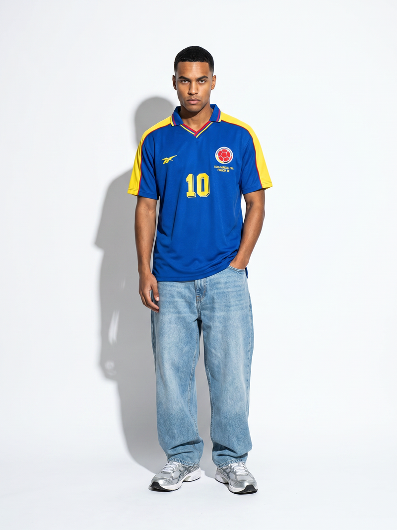 Colombia 1998 WC Away Retro — The France 98 Classic - Image 3