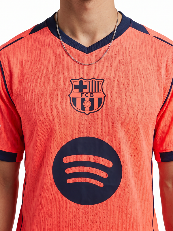 Barcelona 24/25 Third Jersey — The Blaugrana Orange Fire
