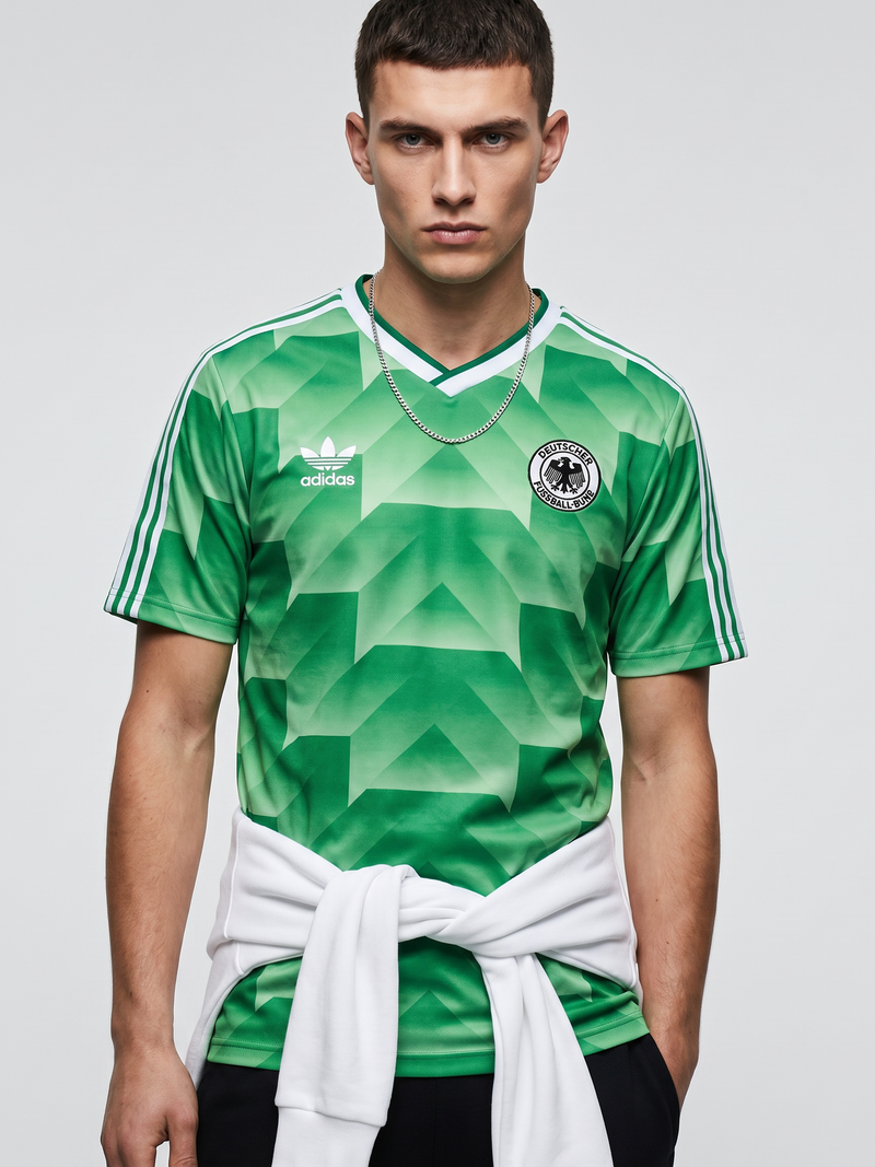 West Germany 1988 Away Retro — EURO Finalists Classic Green - Image 1