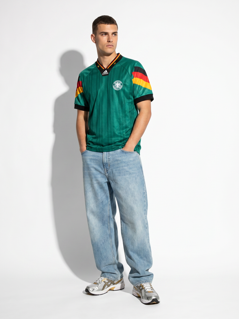 Germany 1992 Away Retro — Green Legends EURO Finalists - Image 2