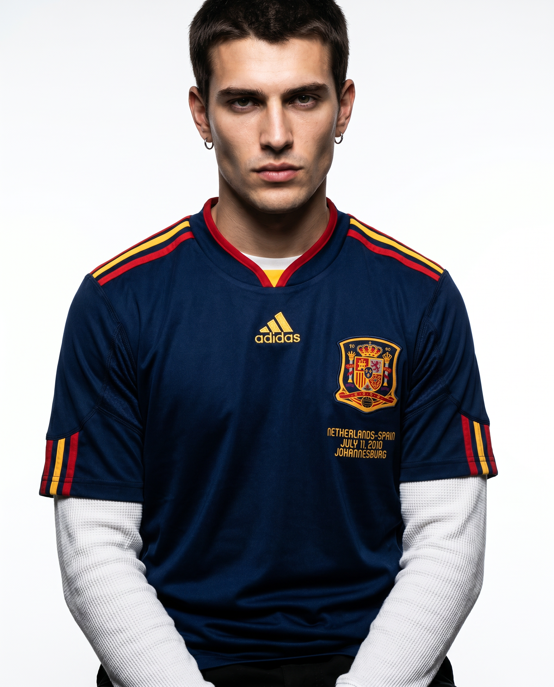 Spain 2010 Away Retro — World Cup Champions Navy - Gallery 3