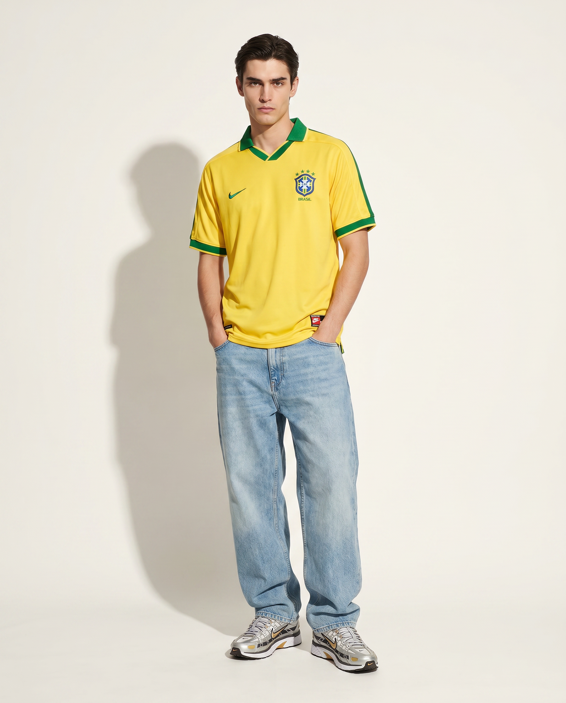 Brazil 1997 Home Retro Jersey — The Copa América Champions - Gallery 2