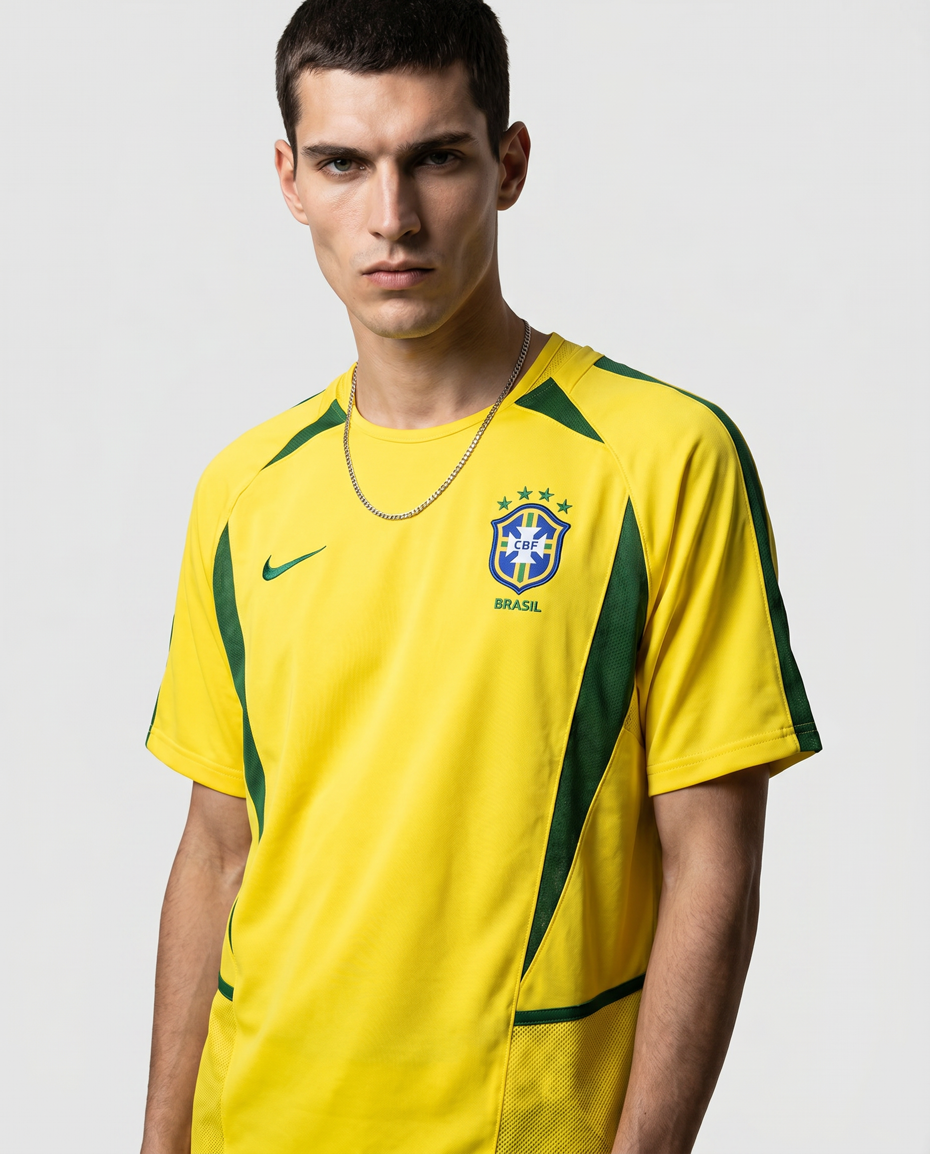 Brazil 2002 Home Retro Jersey — The World Cup Winners - Gallery 2