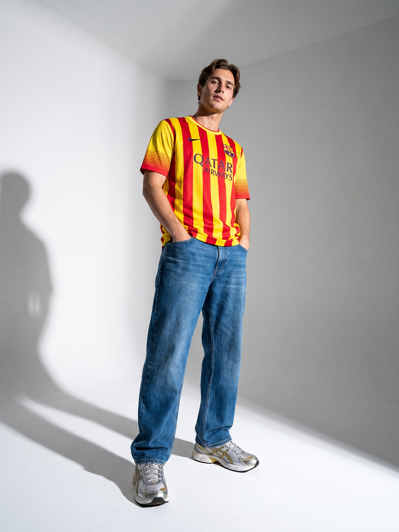 Barcelona 2013/14 Away Retro Jersey — The Senyera Classic - Image 2