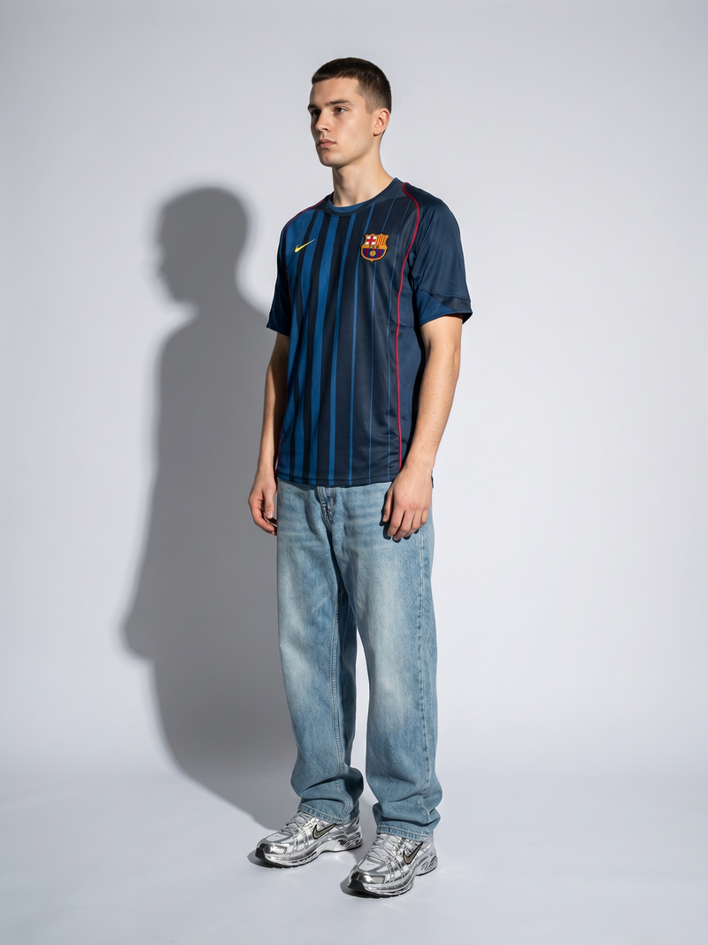 Barcelona 2004/05 Home Retro — The Blaugrana La Liga Era - Image 3