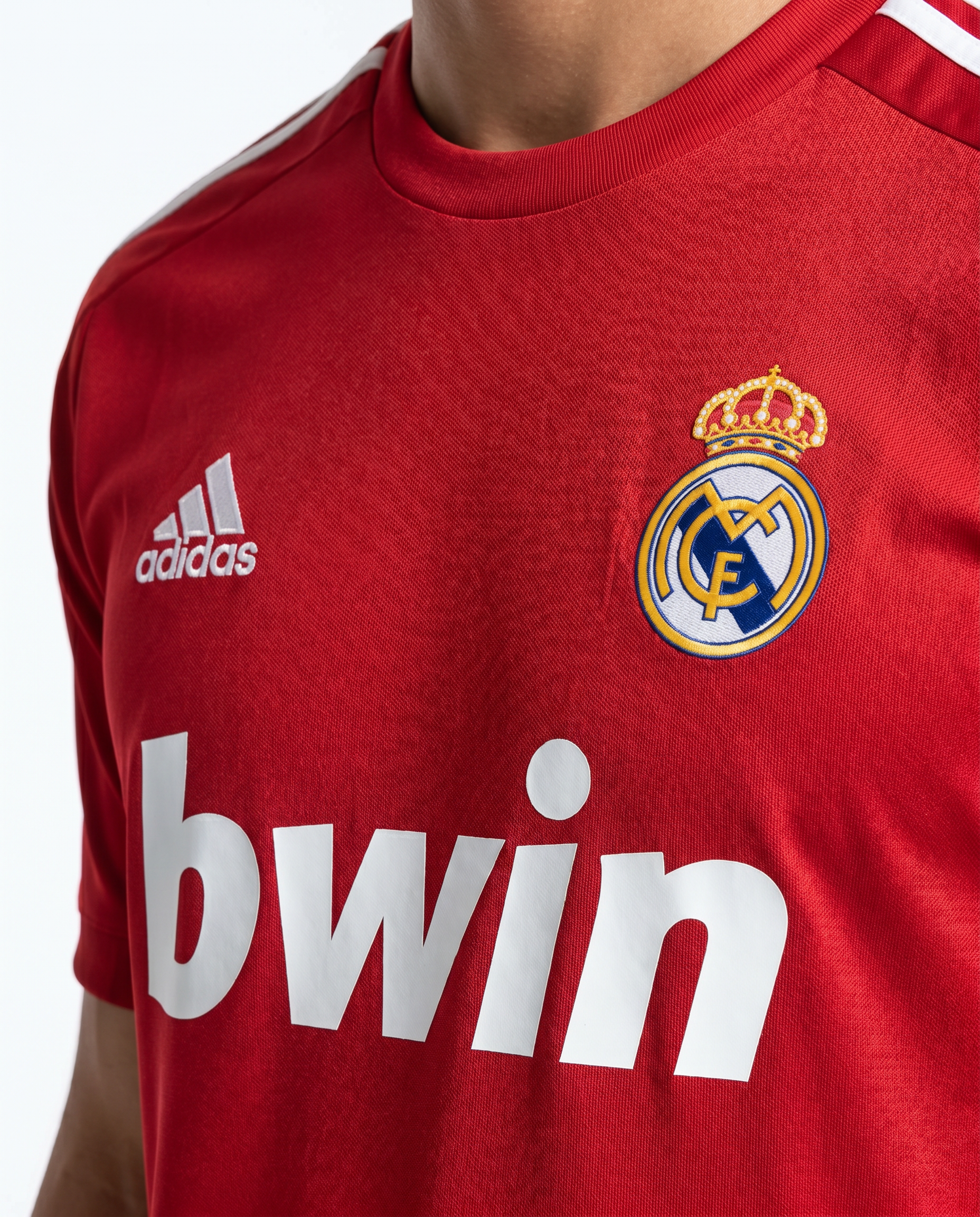 Real Madrid 11/12 Away Retro Jersey — The Red Glory Season - Gallery 3