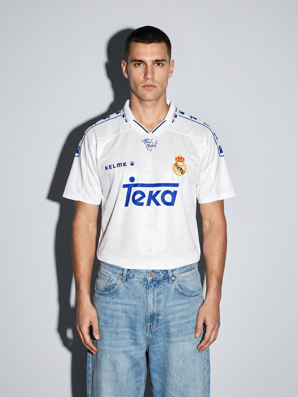 Real Madrid 94/96 Home Retro Jersey — White Royalty