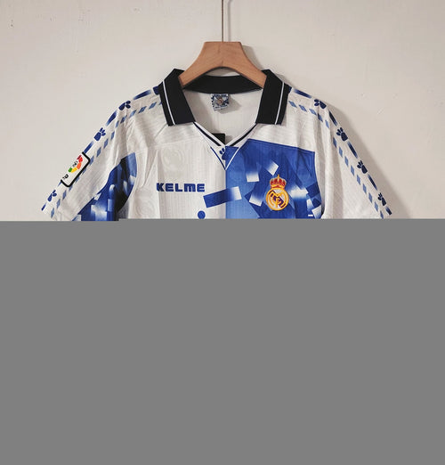 Real Madrid 96/97 Home Retro Jersey — The Geometric Classic