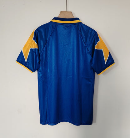 Juventus 95/96 Away Retro — The Bianconeri Blue Classic