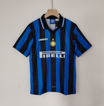 Inter Milan 97/98 Home Retro — Black and Blue Forever