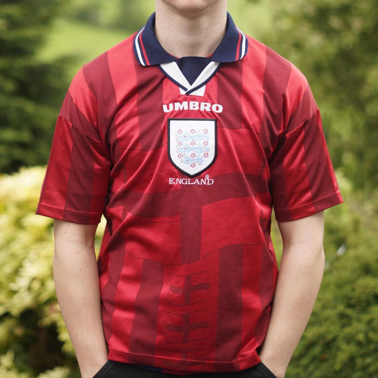 England 1998 Away Retro — France 98 Red That Sent Shivers - Gallery 3