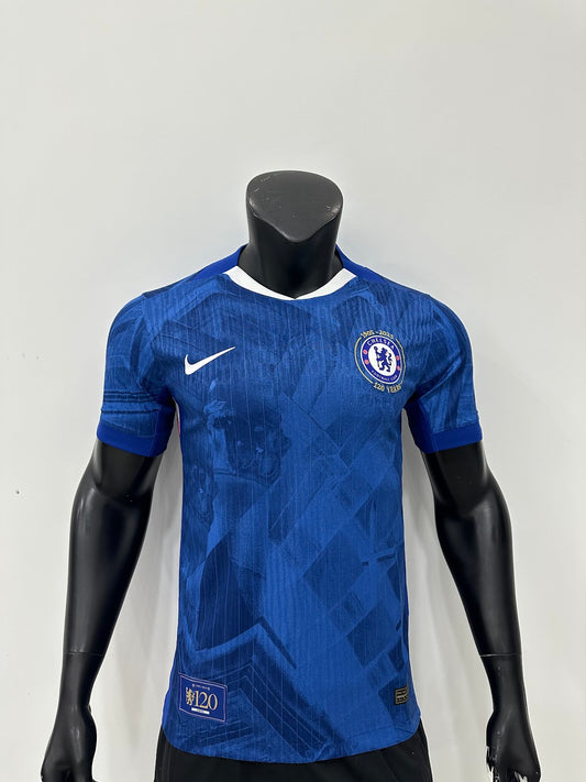 Chelsea 2025 120th Anniversary Jersey — A Century of Blue