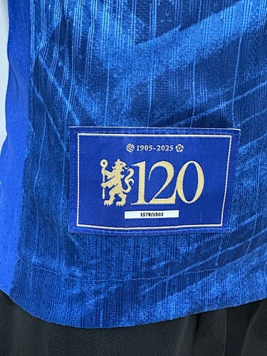 Chelsea 2025 120th Anniversary Jersey — A Century of Blue