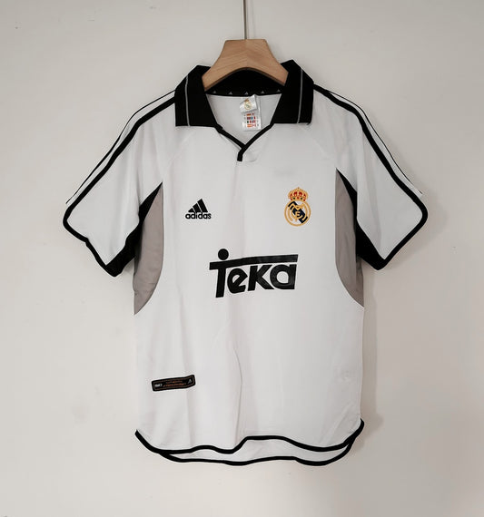 Real Madrid 00/01 Home Retro Jersey — Turn of the Century White