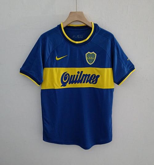 Boca Juniors 00/01 Home Retro Jersey Front