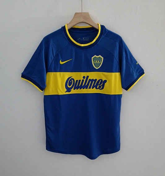 Boca Juniors 00/01 Home Retro Jersey Front