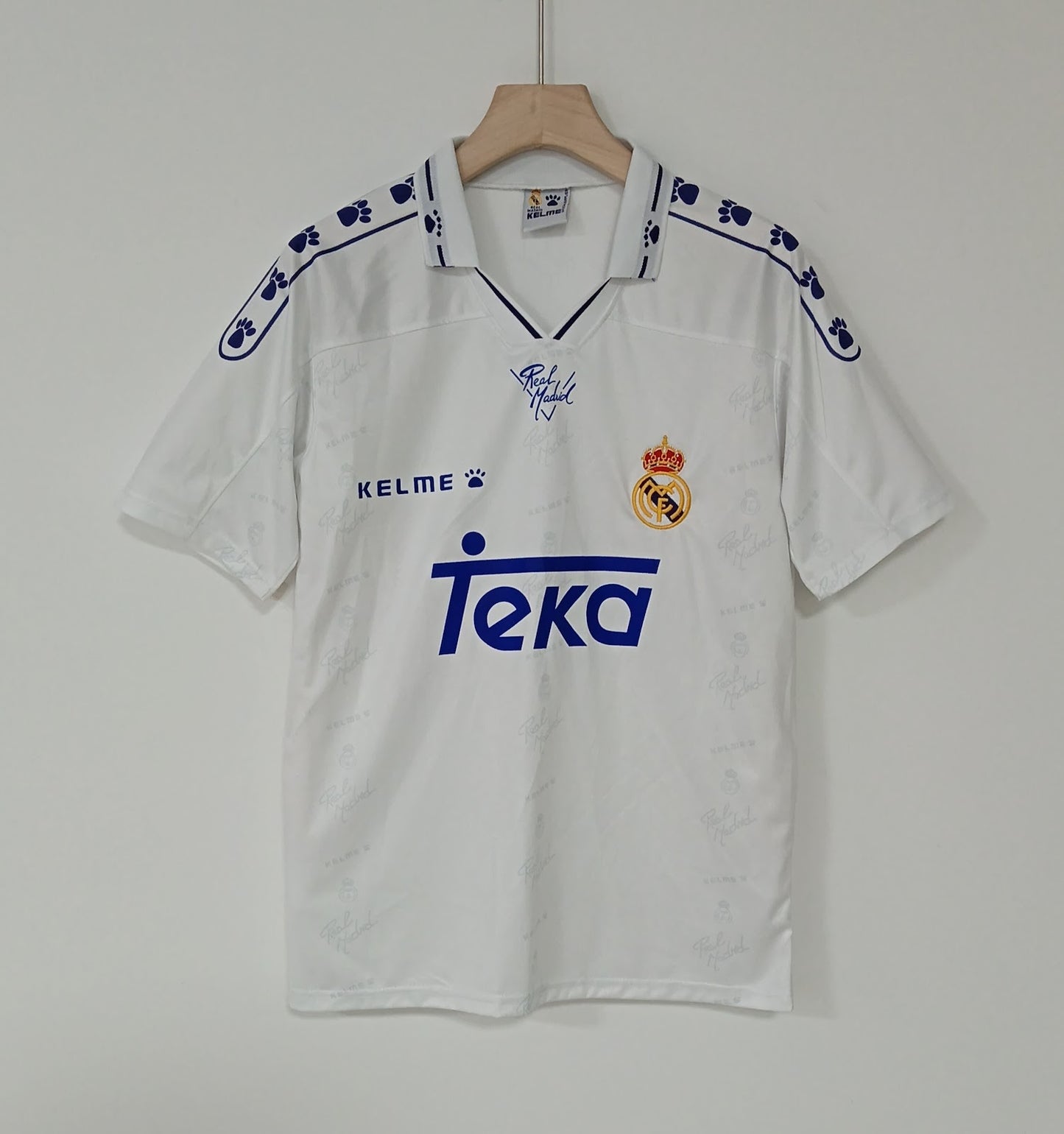 Real Madrid 94/96 Home Retro Jersey — White Royalty
