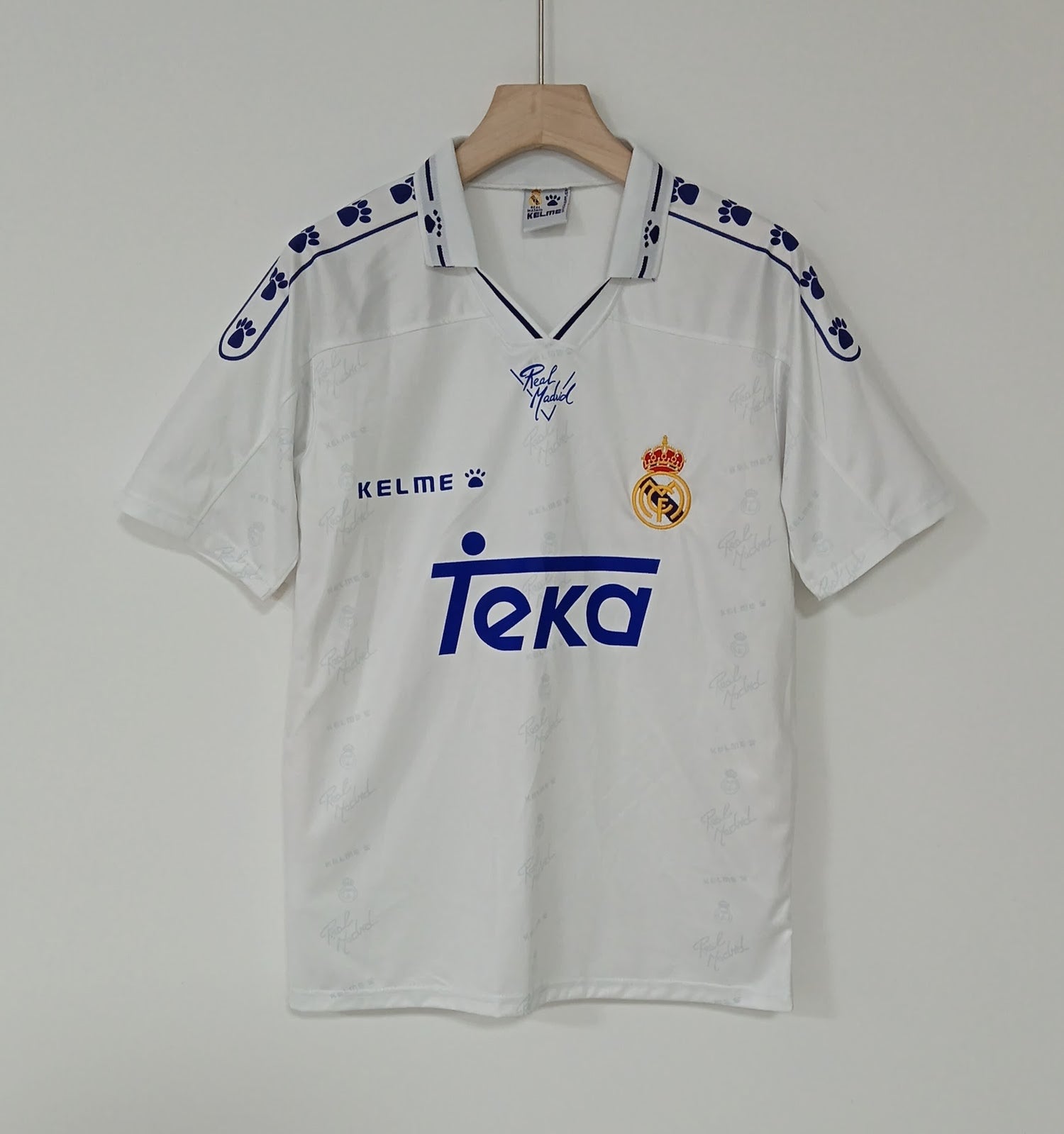 Real Madrid 94/96 Home Retro Jersey — White Royalty