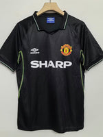 Manchester United 1997/98 Away Retro — The Red Devils Black - Thumbnail 4